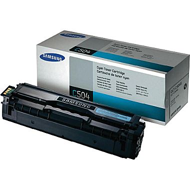 SAMSUNG CLT-C504S/XAA SAMSUNG ORIGINAL CYAN Toner Cartridge for Models Click Here